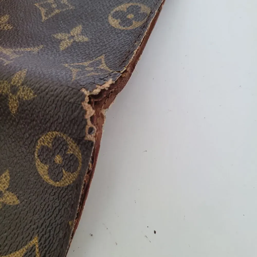 Vintage Louis Vuitton Men's LV Brown Bi-Fold Leather Wallet Monogram Classic